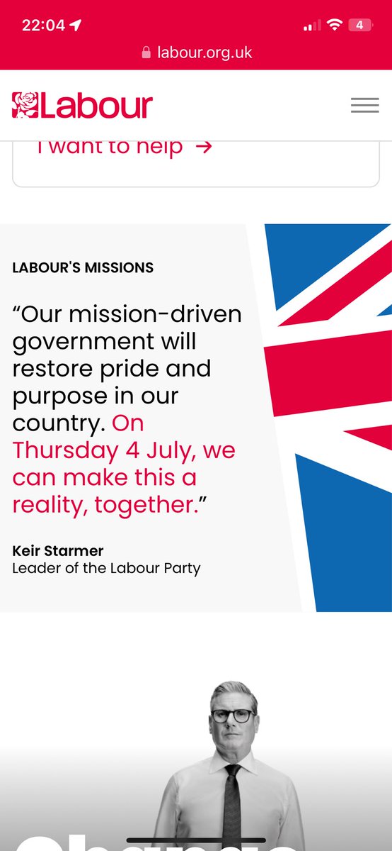 alan25harris's tweet photo. @IainDale @Jacqui_Smith1 @GMB Why is the Union flag upside down on the Labour parties website https://t.co/1qtqJD92ob