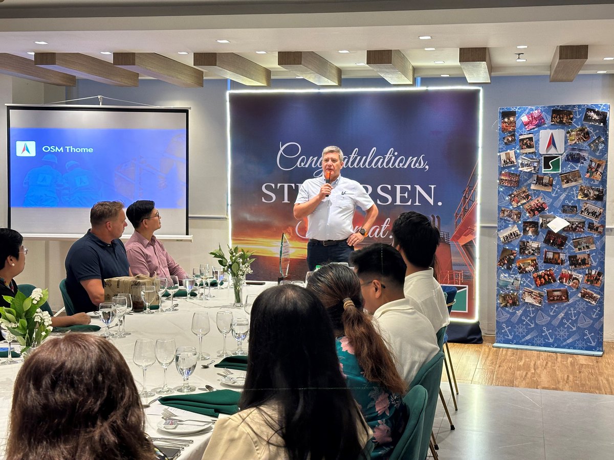 osmthome's tweet image. On June 11, Rederiet Stenersen and OSM Thome representatives celebrated the 50th anniversary of Rederiet Stenersen and three decades of their successful partnership with OSM Thome.

Read more at facebook.com/osmthome/posts…

#osmthome #itsallaboutpeople #teambuilders