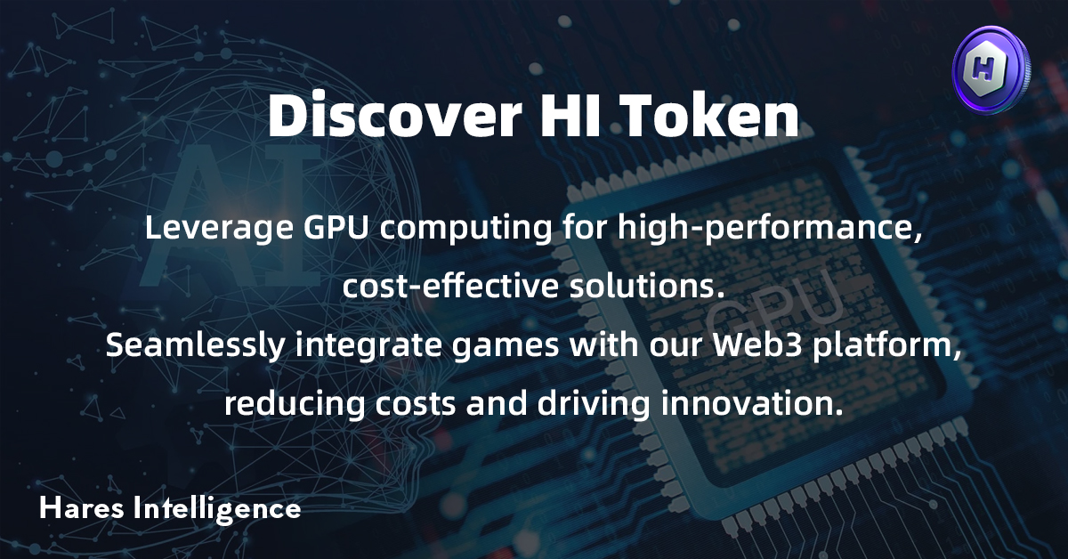 0xhares's tweet photo. Discover #HI token!
Leverage GPU computing for high-performance, cost-effective solutions. Seamlessly integrate games with our Web3 platform, reducing costs and driving innovation.
#HIToken #Web3 #GPUComputing #BlockchainGaming https://t.co/KasZAIh1P5