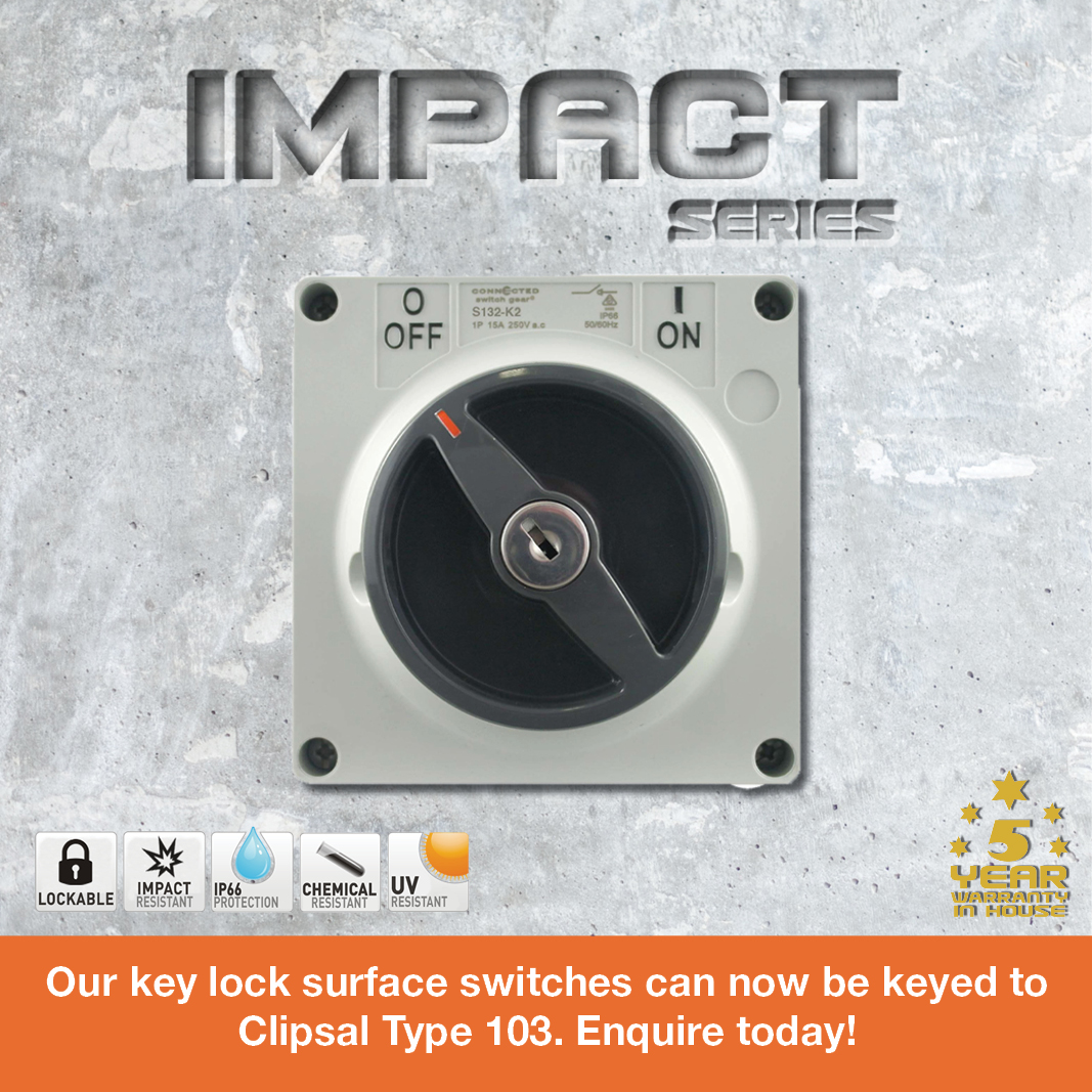 CSG_AU's tweet photo. Our Key Lock Switches can now be keyed to Clipsal Type 103! Enquire today on 1300 071 378!

#electrician  #electricalcontractor #electricalwork #sparky #tradesman #construction #tradiesgettheladies #sydneyelectrician #melbourneelectrician #perthelectrician #brisbaneelectrician https://t.co/RffgKCJxDr