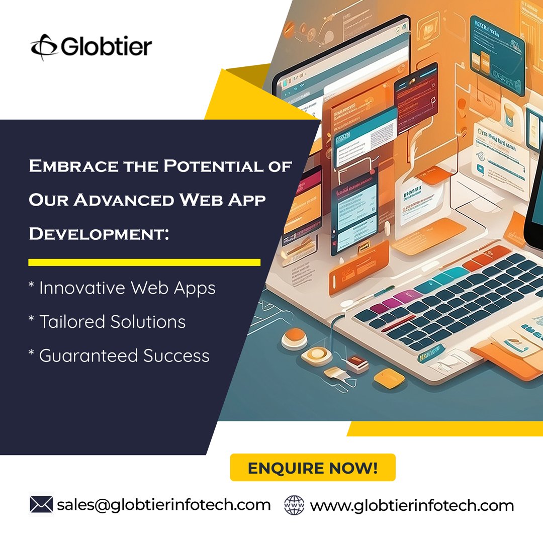 globtierinfotec's tweet image. Innovative Web Apps, Tailored Solutions! 🌐✨ Crafting unique digital experiences to meet your specific needs and exceed expectations.
𝐈𝐧𝐪𝐮𝐢𝐫𝐞 𝐍𝐨𝐰 👇
🌐 𝗩𝗶𝘀𝗶𝘁 𝗨𝘀: globtierinfotech.com/custom-mobile-…
#webappdevelopment #customapp #appdevelopment #mobileappdevelopment #android
