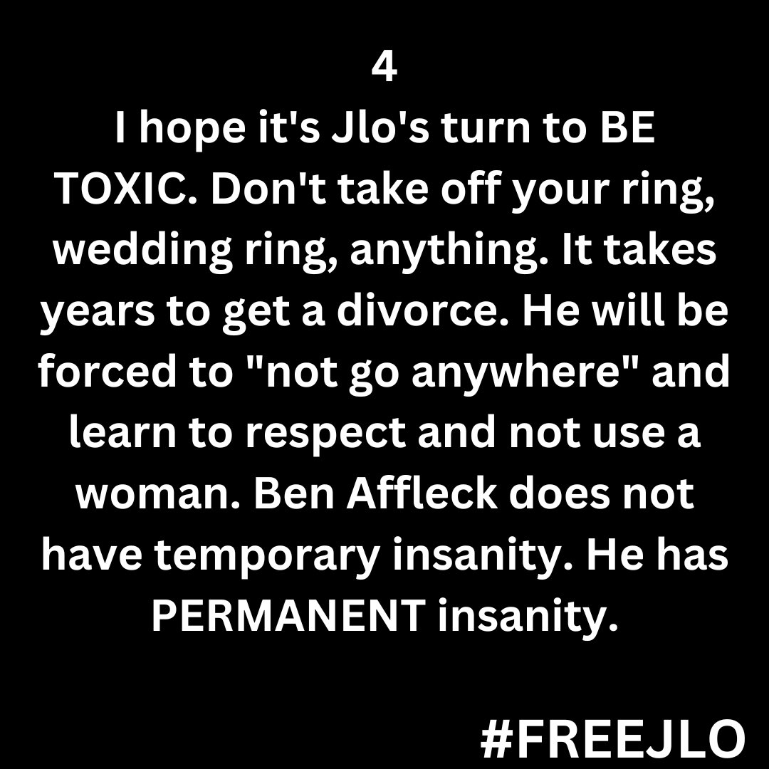 clara_lilica's tweet photo. @benaffleck  Showing who he is. 20 years old and the same excuses and the same scoundrel attitude. #FREEJLO #runjlorun @jlo #jlo #jenniferlopez #bennifer #benaffleck https://t.co/rmuxKR1j2J