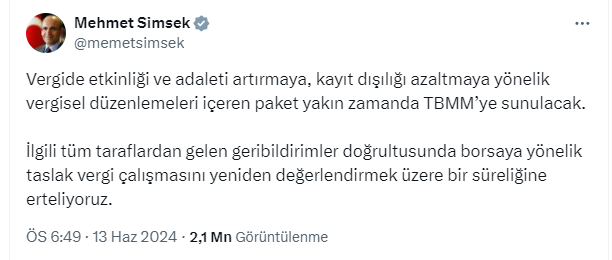 trend__avcisi's tweet photo. Günaydın #bist100 emekçileri🌞

#poltk kredili işlem tedbiri getirildi❌

#pltur 620.5m yeni iş ilişkisi
#glcvy 913m TL büyüklüğünde 3 bireysel portföy ihalesini kazandığını
#cwene 2.1m $ yeni iş ilişkisi bildirdi📧

#segmn ve #eforc halka arzları ve #cante bedelsizi onaylandı✅

Mehmet Şimşek alması düşünülen "işlem vergisinin" ertelendiğini duyurdu📢

Hayırlı Cumalar. Bol kazançlar💰