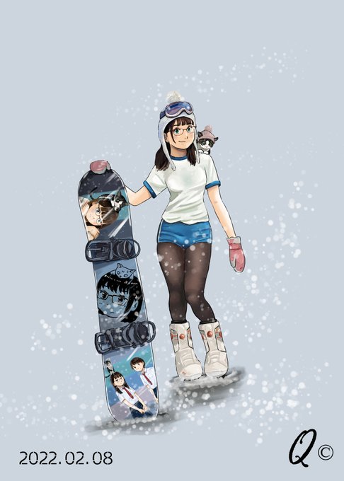 #暑いのでひやっとする絵を貼る
⛄🏂 