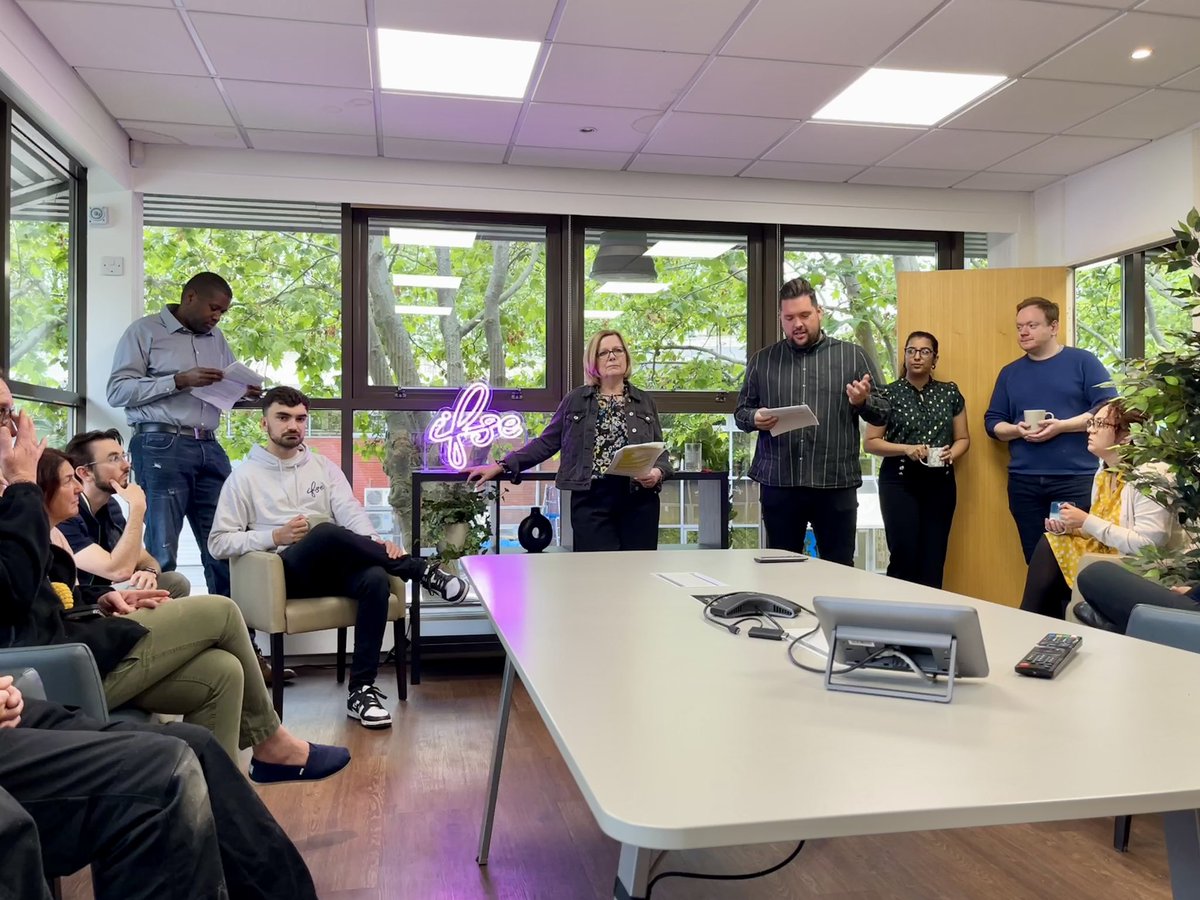 IFSEuk's tweet photo. Christening our newly refurbed conference room with the annual @IFSEuk company update! 👏
We were delighted to celebrate the results of a fruitful 2023/24 financial year - a testament to the dedication and hard work of the #ifse and #Romann teams.
#team #growth #catering https://t.co/VlxdgarL6d