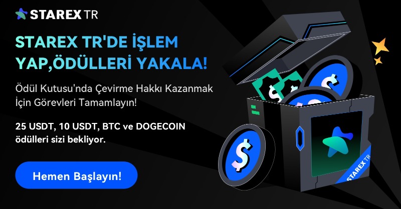 StarexTurkiye's tweet photo. 🎉 StarEx TR Kazandıran Bayram Kampanyası Başladı!
🎁 Ödüller: 25 $USDT, 10 $USDT, #BTC ve #DOGE!
✔ #StarExTR'de minimum 50 USDT'lik işlem yapın, 3 adet çevirme hakkı kazanın, çarkı çevirin ve sürpriz ödülleri kaçırmayın! 🤩
Çarkı hemen çevirin ve kazanmaya başlayın!👇