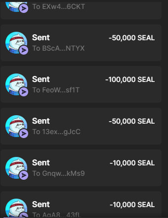 SolSealonsol's tweet photo. $Seal airdrop!!! πͺWebsite development completed !
$SEAL to the first 100 Like + RT this tweet + Drop your $SOL wallet.
$SEAL was the ultimate leader of the summer!!
#SOLSEAL #PreSale #Coingecko #Coinmarketcap #SOLANA #ETH #Crypto #GME https://t.co/hMLr1rlGeG