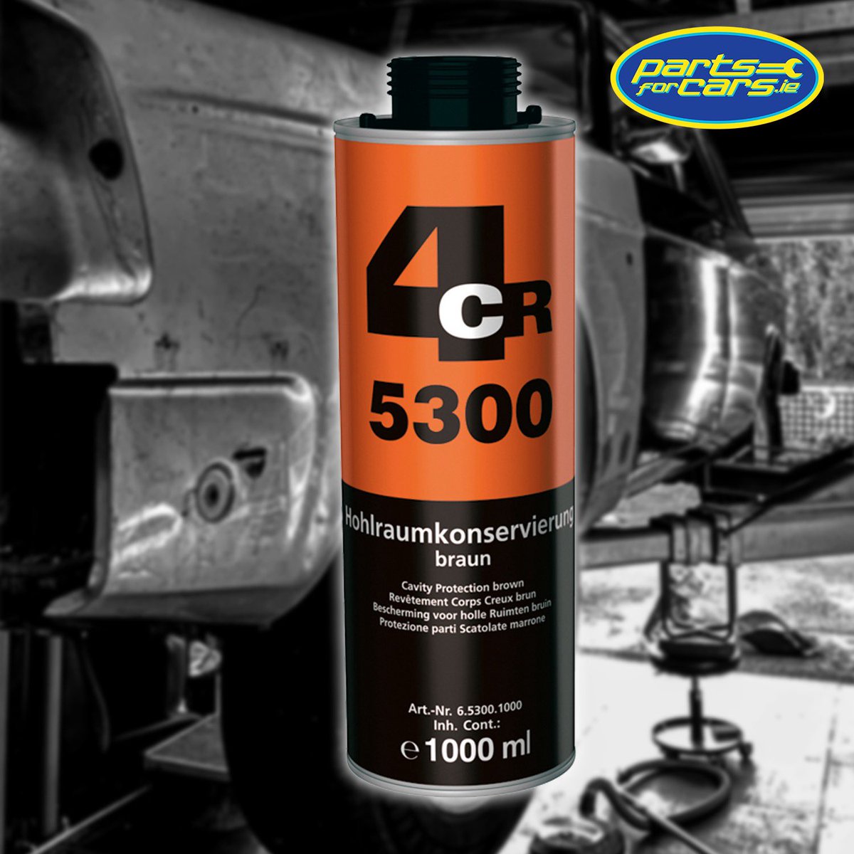 4CR professional quality wax-based corrosion protection that penetrates &amp; flows well into all vehicle cavities!

Now on special offer click here for more info: bit.ly/3Oe6A44
☎️ Blanchardstown - 01 897 9777⁣⁣
☎️ Rathgar - 01 490 9550⁣⁣
☎️ Greenhills - 01 409 0880⁣⁣