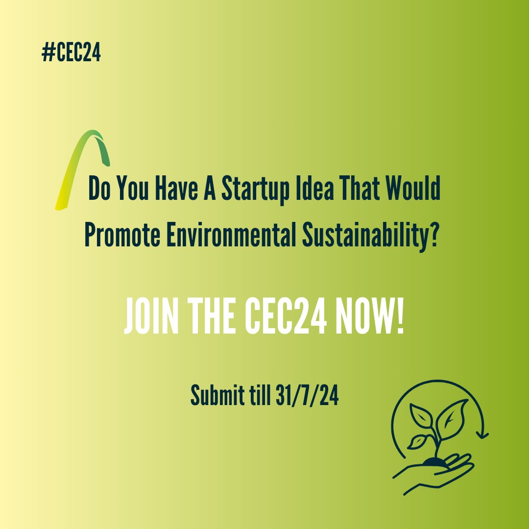2/2 

We call on you to become active! Take part in #CEC24 now with your idea or project. Use our free courses and materials to work on your concept. Exchange ideas with international members on our Entrepreneurship Campus. 

The time to act is now: entrepreneurship.de/en/competition