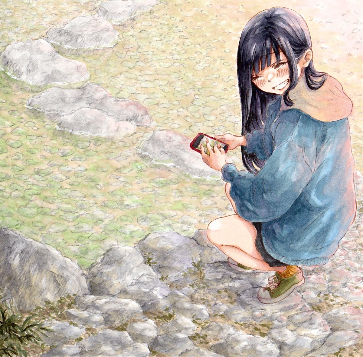 「 モニター希望です!コピックアクレアすごく使ってみたかったので…良かったらよろし」|婆さんきなこ　コミティア144 5/5 G33bのイラスト