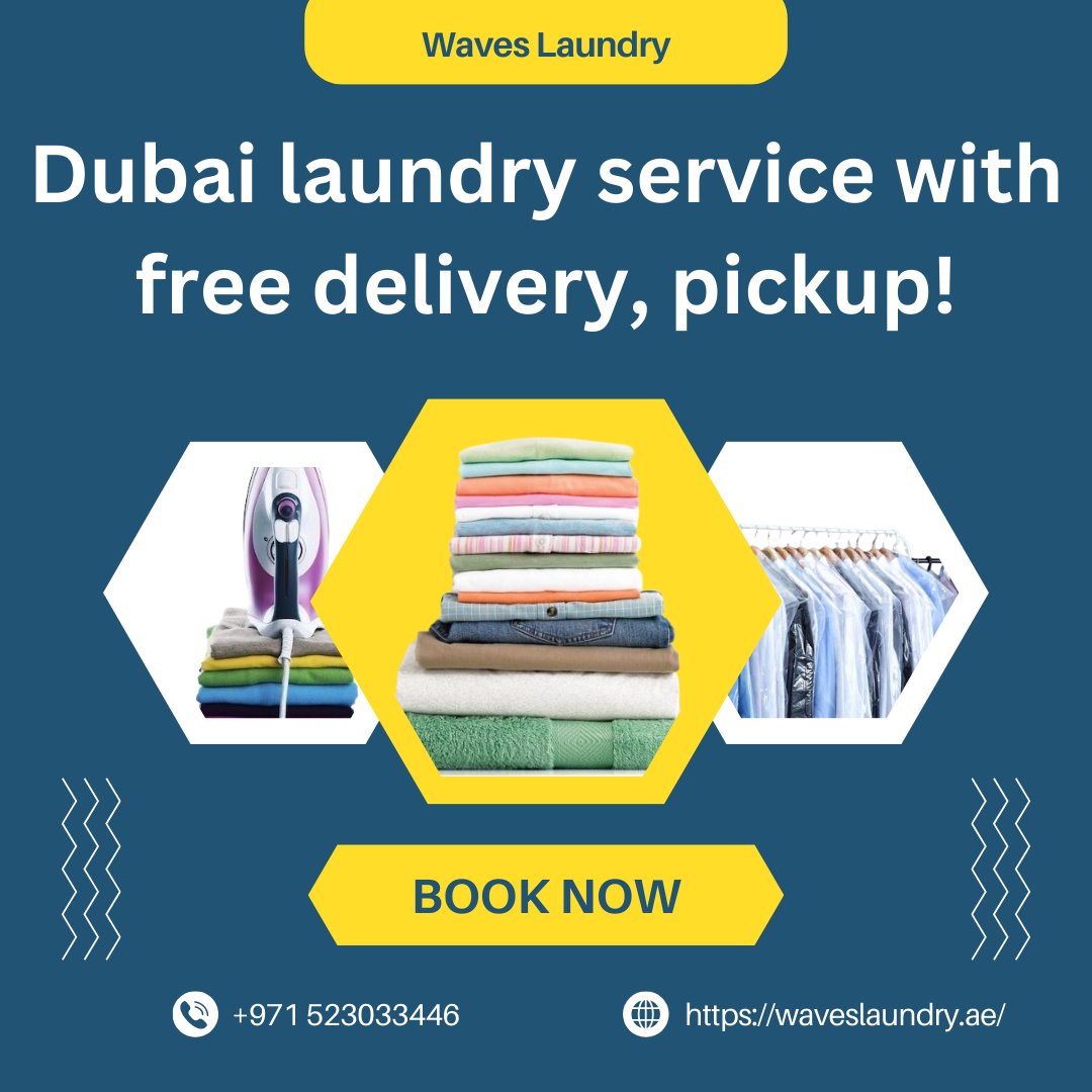 🧼 Your Search for the Best Laundries Near Me in #Dubai Ends Here! 🧺

Discover Waves Laundry, your trusted partner for impeccable #laundry services in Dubai. 🌟 With our free pickup and #delivery, getting your #clothes cleaned has never been easier! 🚚✨
waveslaundry.ae