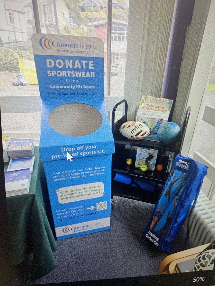 The community kit room is expanding! Donations can be dropped at Abertillery library or Abertillery sport centre <a href="/Aneurinleisure/">Aneurin Leisure</a>
