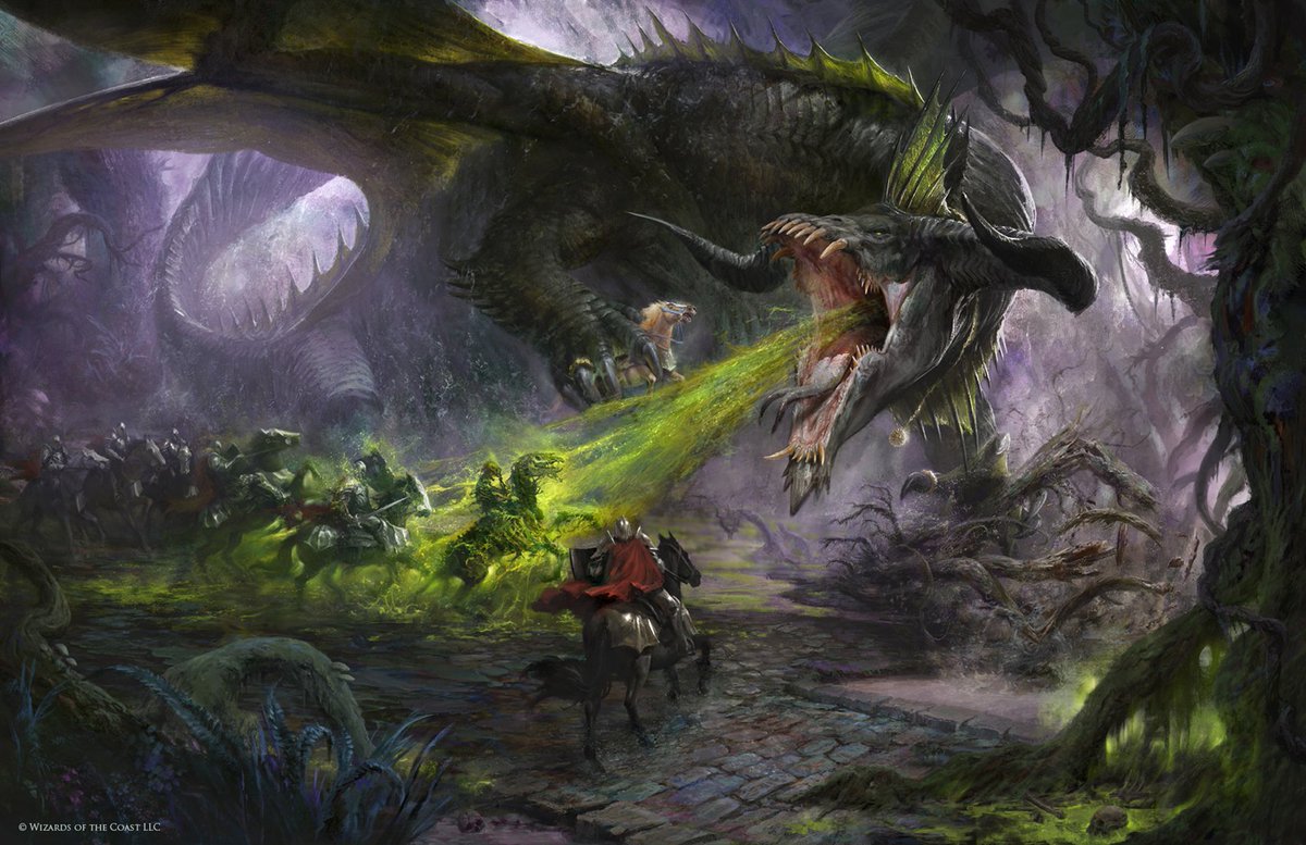 AJManzanedo's tweet image. Black dragon. Illustration I did several years ago for Dungeons and Dragons.
AD: Kara Kenna
