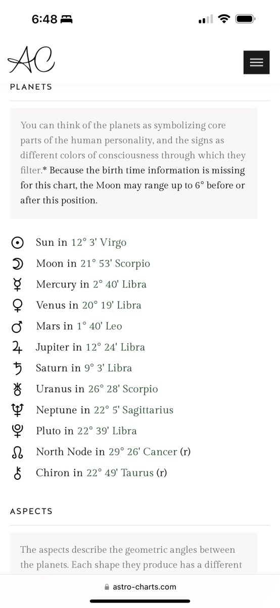 IDKWN2HTB's tweet photo. @TrayTheTrade @carterjbanks Beyoncé is actually a Libra in disguise. 

She’s a Libra ♎️ Rising and this is her birth chart. 😂 

But she IS a Martian Leo ♌️. So Leo vibes in how she execute is not far from accurate. https://t.co/Hpe5AosiIa