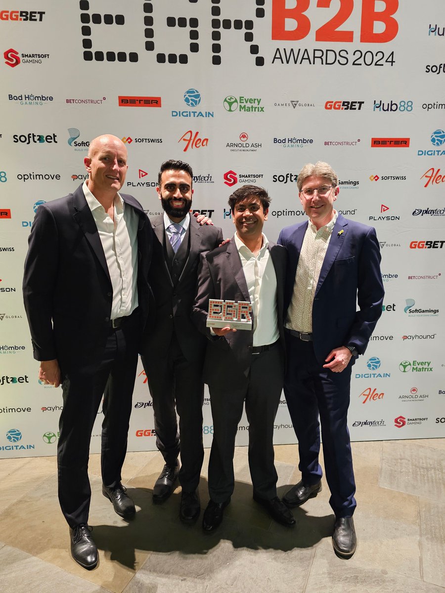 🎉 We are thrilled to announce that we've won the EGR Global B2B Awards 2024 for Best Customer Service! 🏆

This prestigious recognition highlights our commitment to delivering exceptional service to our customers.

Thank you to everyone who made this achievement possible! 🙌