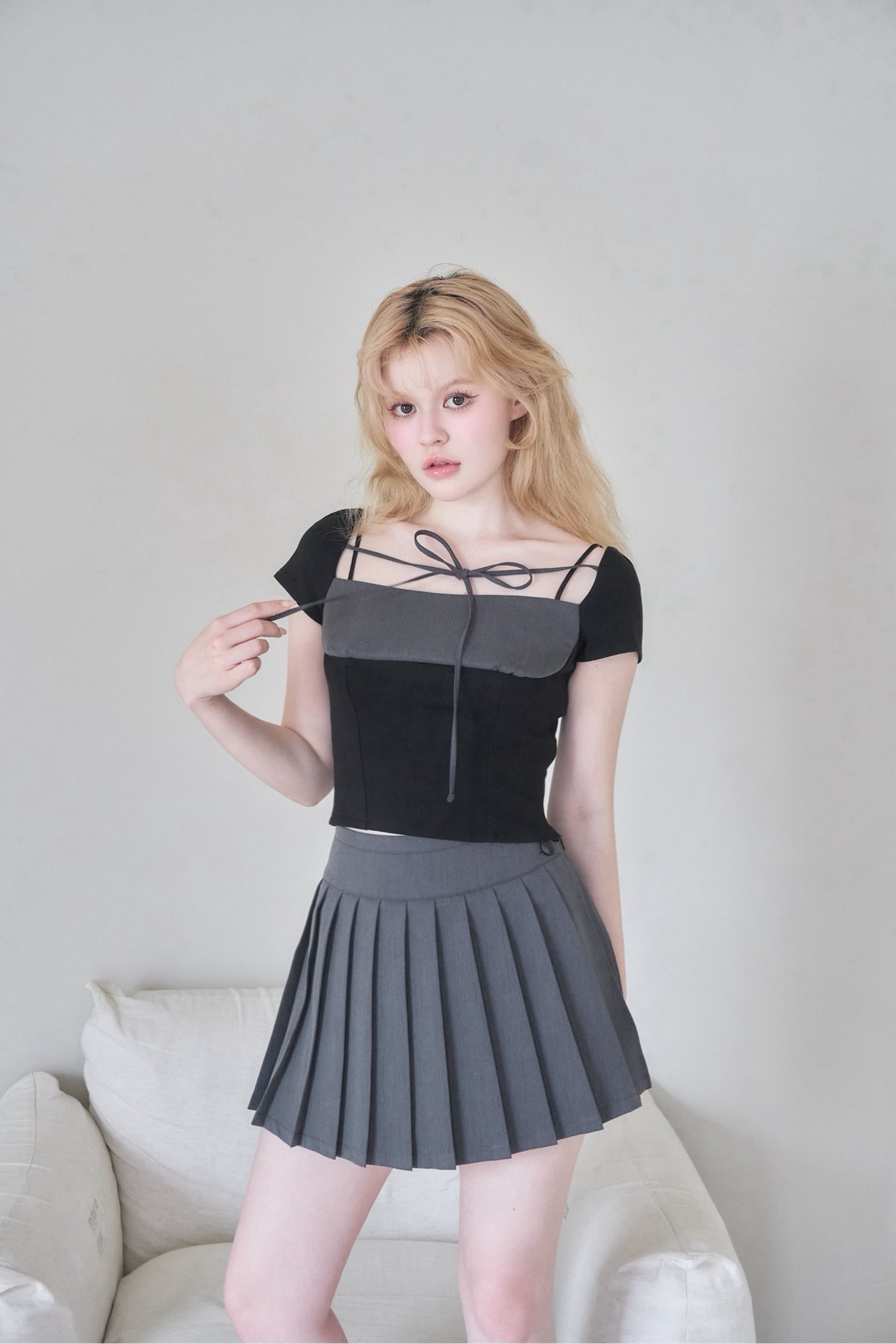 andmary Gisele set up brown Mサイズ ANDMARY】Gisele set up