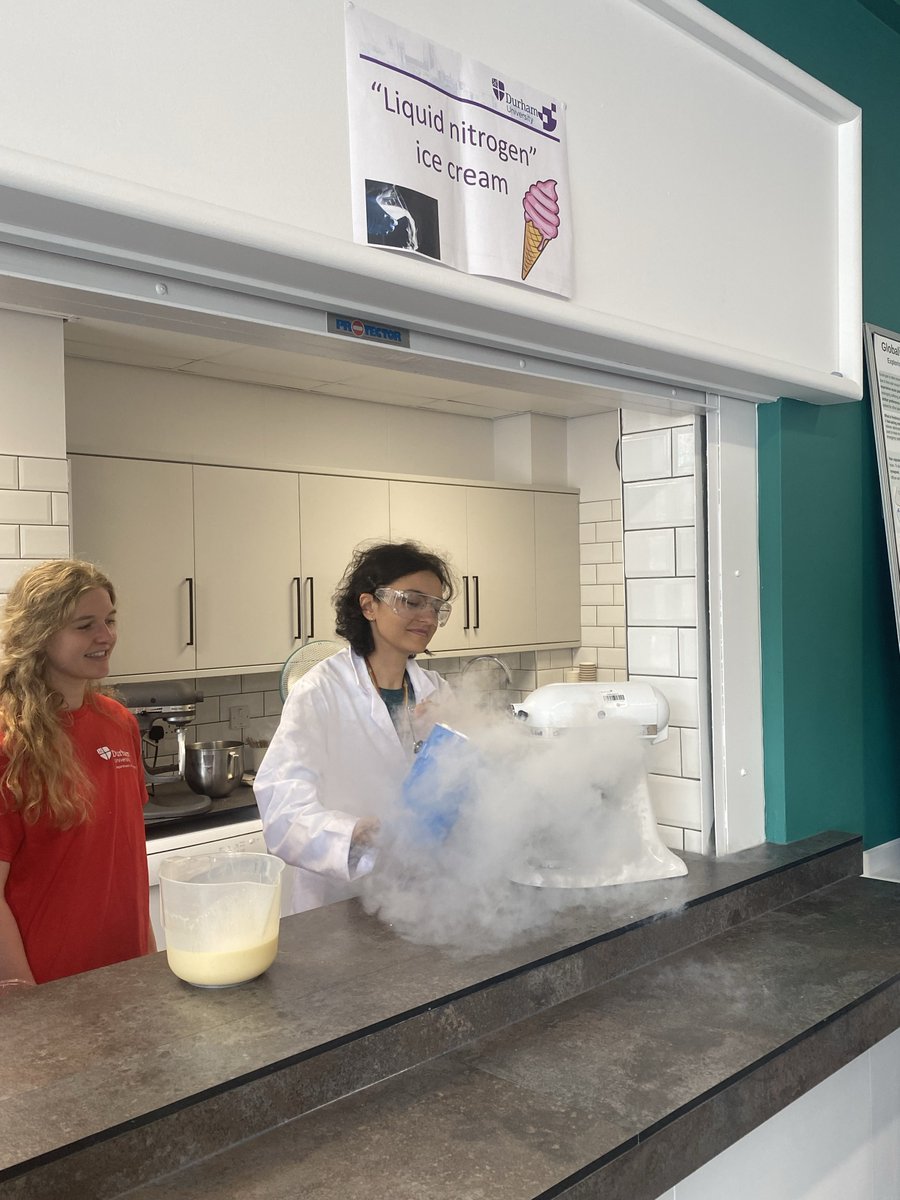 It's been fantastic meeting so many of you this morning and showcasing what we do in the Chemistry Department! From welcome presentations to making ice cream with liquid nitrogen, and exploring the Lego spectrometer and 1st year lab demonstrations, it's been a fun day so far!