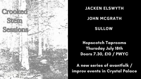 jigsmusic's tweet photo. @prof_lofi and I are hosting this new series of Avantfolk / Improv nights in Crystal Palace. First one is July 18th @hopscotchtap #crookedstemsessions https://t.co/7GoePjmZ0p