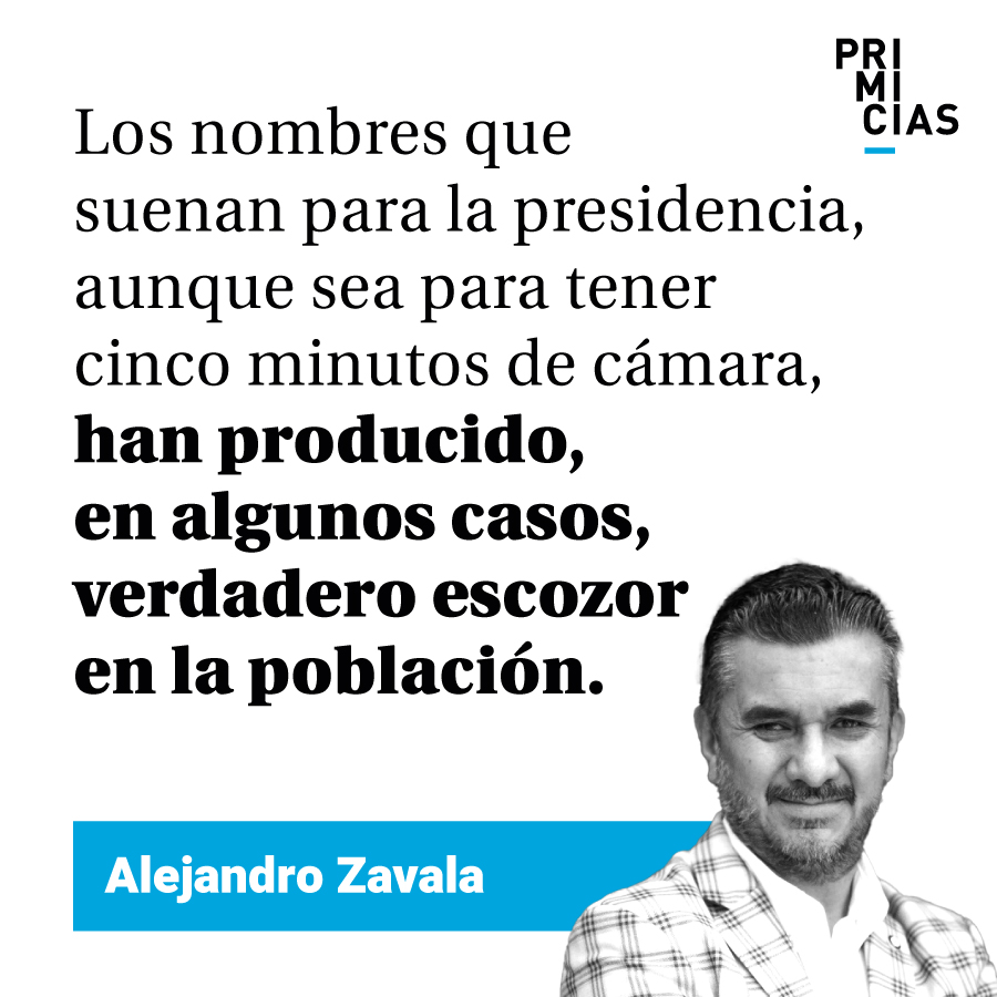 'Salí cinco minutos en Tv, ¡lánzate a Presidente!'. Lea #Matrixpolítica de Alejandro Zavala (<a href="/sabater10/">Alejandro Zavala</a>). prim.ec/OhPm50SiwSM