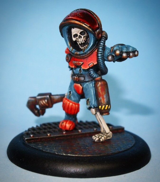 Tim_Prow's tweet image. Something for the weekend?! Our Limited Edition Skelly spaceman is back in stock and available to buy in the webstore, grab yourself one while stocks last! :) diehardminiatures.com/product/major-…