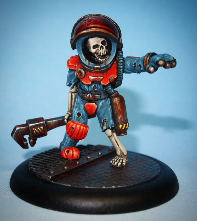 Tim_Prow's tweet image. Something for the weekend?! Our Limited Edition Skelly spaceman is back in stock and available to buy in the webstore, grab yourself one while stocks last! :) diehardminiatures.com/product/major-…