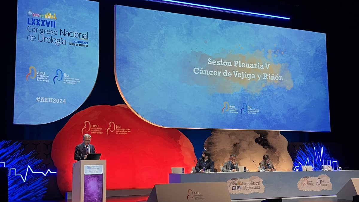 Excelente inicio de la mesa de Cancer Vesical en el congreso #AEU moderado por@rafamedinaSVQ <a href="/FernandoUrologo/">Fernando Vázquez Alonso</a> y el Dr. Pieras 📊
<a href="/InfoAeu/">AEU</a> <a href="/GUOaeu/">GUO-AEU</a> <a href="/ResidentesAEU/">RAEU - Spanish Urology Residents Working Group</a>