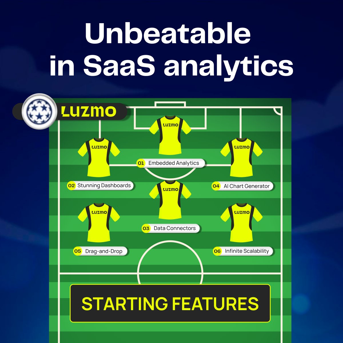 luzmo_official's tweet image. As we&apos;re getting ready for the #EURO2024 kick-off, it&apos;s the perfect time to introduce you to our all-star lineup. Let&apos;s meet the players who are setting new standards in innovation and excellence.

#EmbeddedAnalytics #TeamLuzmo #EURO2024