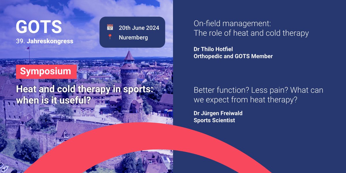 On June 20, we will participate in the GOTS Congress in Nuremberg, holding a special Symposium dedicated to #HeatTherapy in sports. With Prof. Thilo Hotfiel and Prof. Jurgen Freiwald, we will delve into the benefits of heat therapy for athletes.

#AngeliniPharma #EveryStepCloser