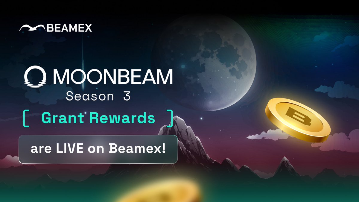 Beamswap and Beamex on Moonbeam Network (@beamswapio) on Twitter photo Season 3 of <a href="/MoonbeamNetwork/">Moonbeam Network</a> Grant Rewards is now LIVE on #Beamex.
Start earning $GLMR on: beamex.exchange/#/earn Season 3 of <a href="/MoonbeamNetwork/">Moonbeam Network</a> Grant Rewards is now LIVE on #Beamex.
Start earning $GLMR on: beamex.exchange/#/earn