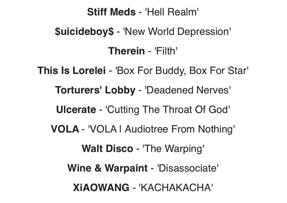 inappodcast's tweet photo. Below is a list of albums and EPs that have been released over the past week.

You’ll also find a spreadsheet of confirmed releases in 2024 and currently rumoured/speculated here:

https://t.co/MrU5s51auA

Got a release you want to add? Follow the links on the spreadsheet. https://t.co/4ropMZ6HPY