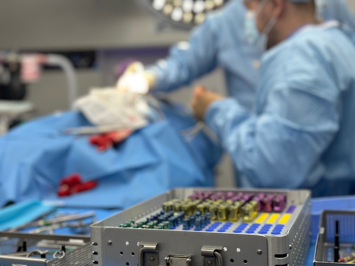 Love the colours of pedical screws. #Neurology #Neurosurgery #AccessibleReferralServices