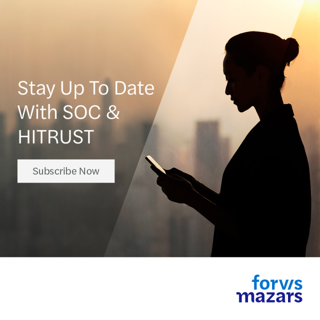 amanda_wmsn's tweet photo. As organizations continue to outsource third-party vendors, it’s important to make sure you keep up with the latest updates. Subscribe to our IT Security &amp; Controls resource center at @ForvisMazarsUS for all things SOC &amp; HITRUST: https://t.co/gecbyqmnTe https://t.co/u9vbZ8pNEX