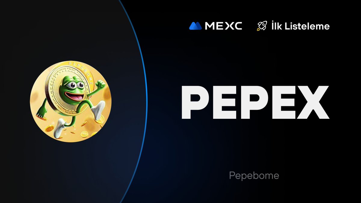 🚀 <a href="/PEPEBOME/">PEPEBOME</a>  $PEPEX - Kickstarter Oylama Sonucu ve Listelenme Planı

🔁 $PEPEX/USDT Alım Satımı: 14 Haziran 2024 16.00

📌 Ayrıntılar: mexctr.info/45p7Ol8

#MEXCTürkiye #MXToken #MX #BTC