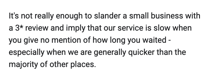 This bagel cafe owner always responds in the most unhinged way to negative reviews lol