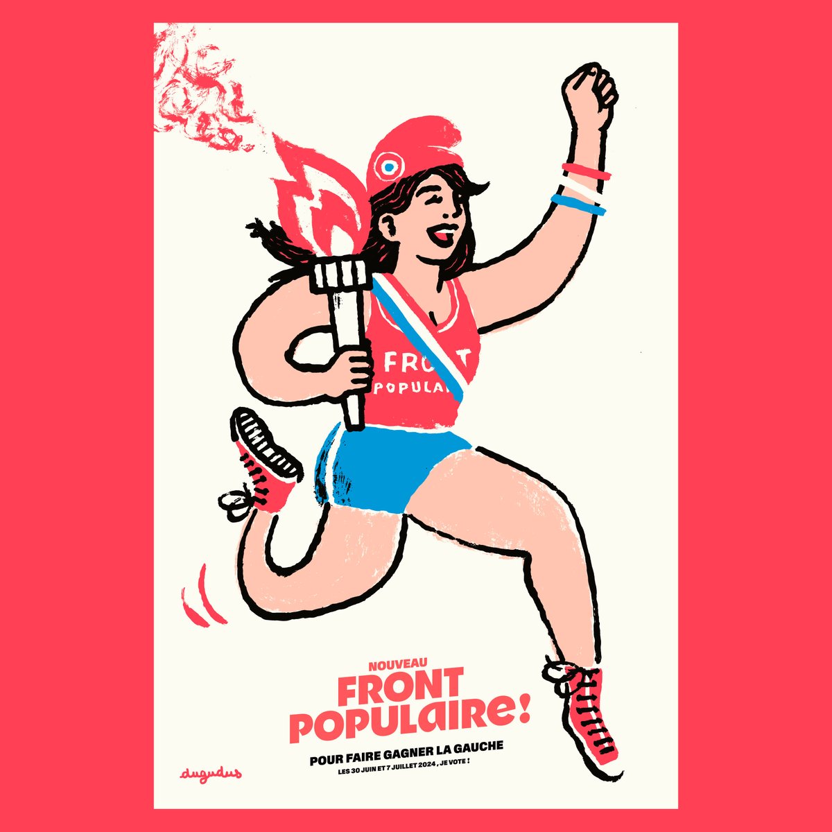 💥 UNIS POUR GAGNER 💥 #FrontPopulaire : on a 2 semaines pour envoyer le maximum de  députés à l’assemblée nationale, 2 semaines pour que la gauche  reprenne le pouvoir ! Mobilisation générale. Pas une minute à perdre !