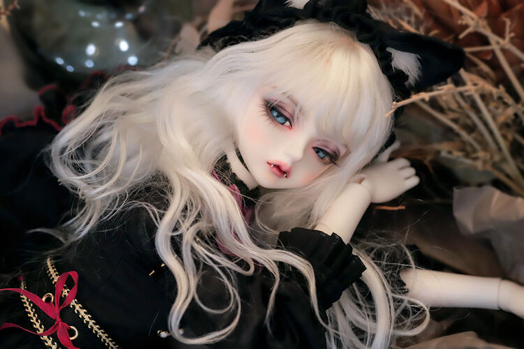 DOLKSTATION's tweet photo. 【DOLK×Peak’s Woods】✨ドル沼CHレビュー記念✨

猫の女王へと変身したV. Tristanが10体限定の復刻です♪

➡https://t.co/HtdnFxdaU4

人気アーティストDUYA氏の限定メイクと
Code Nameによるドレスを動画で紹介しています。

みるもの全てを魅了する圧巻の美貌をお見逃しなく。 https://t.co/ITAWNdMZMS