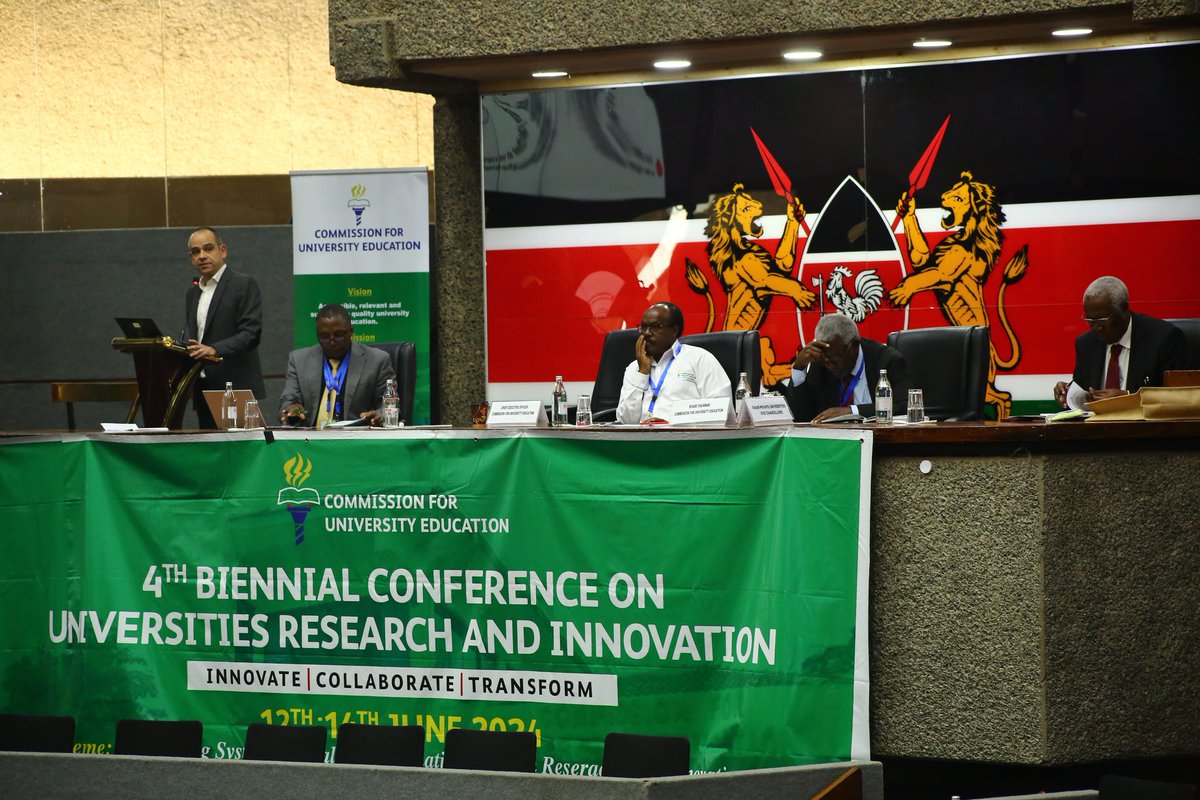 nrfkenya's tweet photo. On the 3rd day of #4thBiennialConference at KICC. Our Board Chair Prof Ratemo Michieka takes a pose after panel discussion session.earlier today. https://t.co/hBHvYnWBox