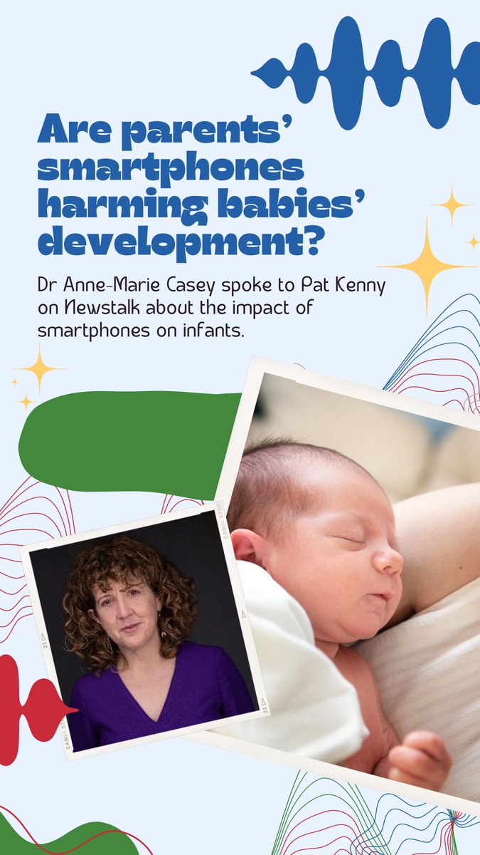 Children's Health Ireland (@chi_ireland) on Twitter photo Our Senior Clinical Pediatric Psychologist, Anne-Marie Casey, spoke to <a href="/PatKennyNT/">Pat Kenny Newstalk</a> on <a href="/NewstalkFM/">NewstalkFM</a> about the impact of smartphones on infants.
Listen back ➡️bit.ly/4biKJlL Our Senior Clinical Pediatric Psychologist, Anne-Marie Casey, spoke to <a href="/PatKennyNT/">Pat Kenny Newstalk</a> on <a href="/NewstalkFM/">NewstalkFM</a> about the impact of smartphones on infants.
Listen back ➡️bit.ly/4biKJlL