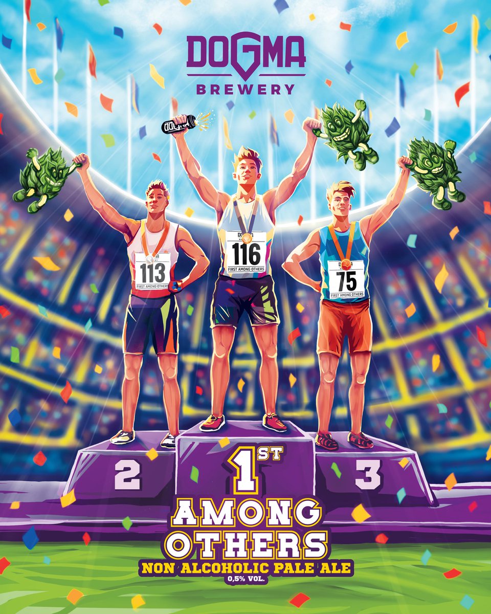 Skuvali smo PRVO bezalkoholno kraft pivo u Srbiji!
Poželite dobrodošlicu novom pivu:

🥇1st AMONG OTHERS 🥇
NON-ALCOHOLIC PALE ALE 
0,5% vol.

Od danas, u Tapu i Skadarskoj 22, prvi put slušamo tvoje utiske o tome da li je moguće da bezalkoholno pivo bude ovako dobro.😮

Reci?!🤘