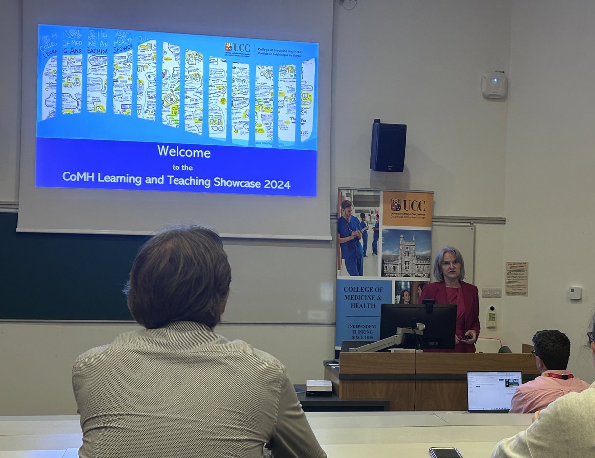 Michelle O'Driscoll (@michelleodris) on Twitter photo Fantastic breadth of work on display at the <a href="/UCCMedHealth/">UCC Medicine & Health</a> Teaching and Learning showcase. Delighted to present posters on our health literacy Digital badge <a href="/LauraJSahm/">Laura J Sahm</a> and suicide prevention module <a href="/KerrieGallaghe5/">Kerrie Gallagher</a> Great to connect with colleagues in this space Fantastic breadth of work on display at the <a href="/UCCMedHealth/">UCC Medicine & Health</a> Teaching and Learning showcase. Delighted to present posters on our health literacy Digital badge <a href="/LauraJSahm/">Laura J Sahm</a> and suicide prevention module <a href="/KerrieGallaghe5/">Kerrie Gallagher</a> Great to connect with colleagues in this space