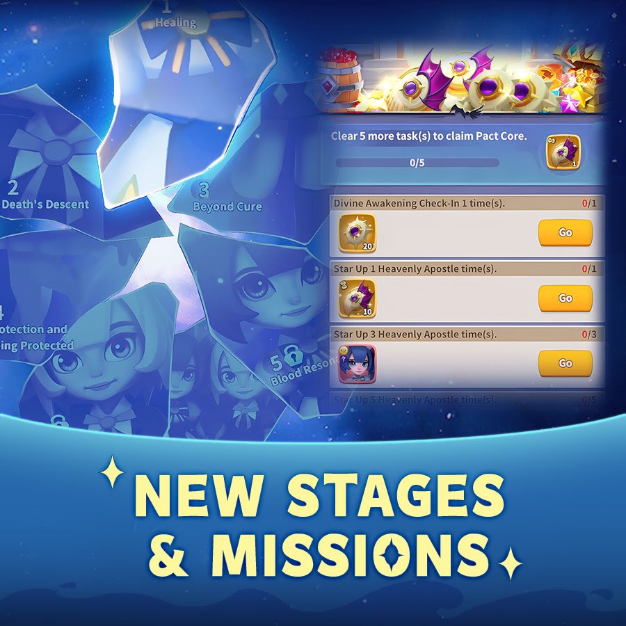 royalpiratesen's tweet photo. Divine Awakening Event Preview
Join the Heavenly Apostle-themed event with check-ins, special recruitment, new stages, missions, and an exclusive store. Earn abundant rewards and bonuses!
Time: 6/15-6/26 (For servers launched 15+ days)
#RoyalPirates #EventInfo #HeavenlyApostle https://t.co/wC9yWSlgka