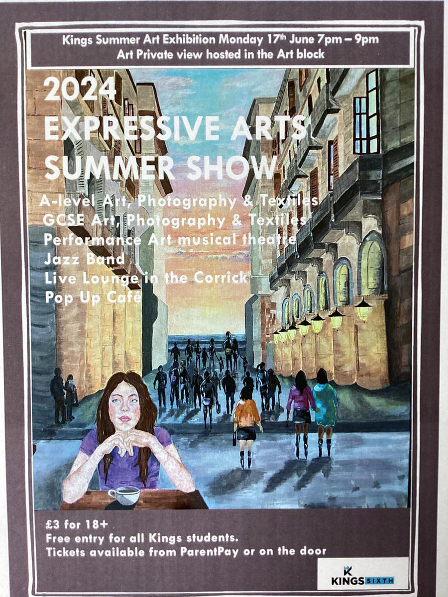 🎨Our annual Summer Art Exhibition is just around the corner &amp; tickets are selling super fast!
🙌It is an exceptional event &amp; not one to be missed!
💷Just £3 a ticket!
<a href="/WessexTrust/">The Wessex Learning Trust</a>