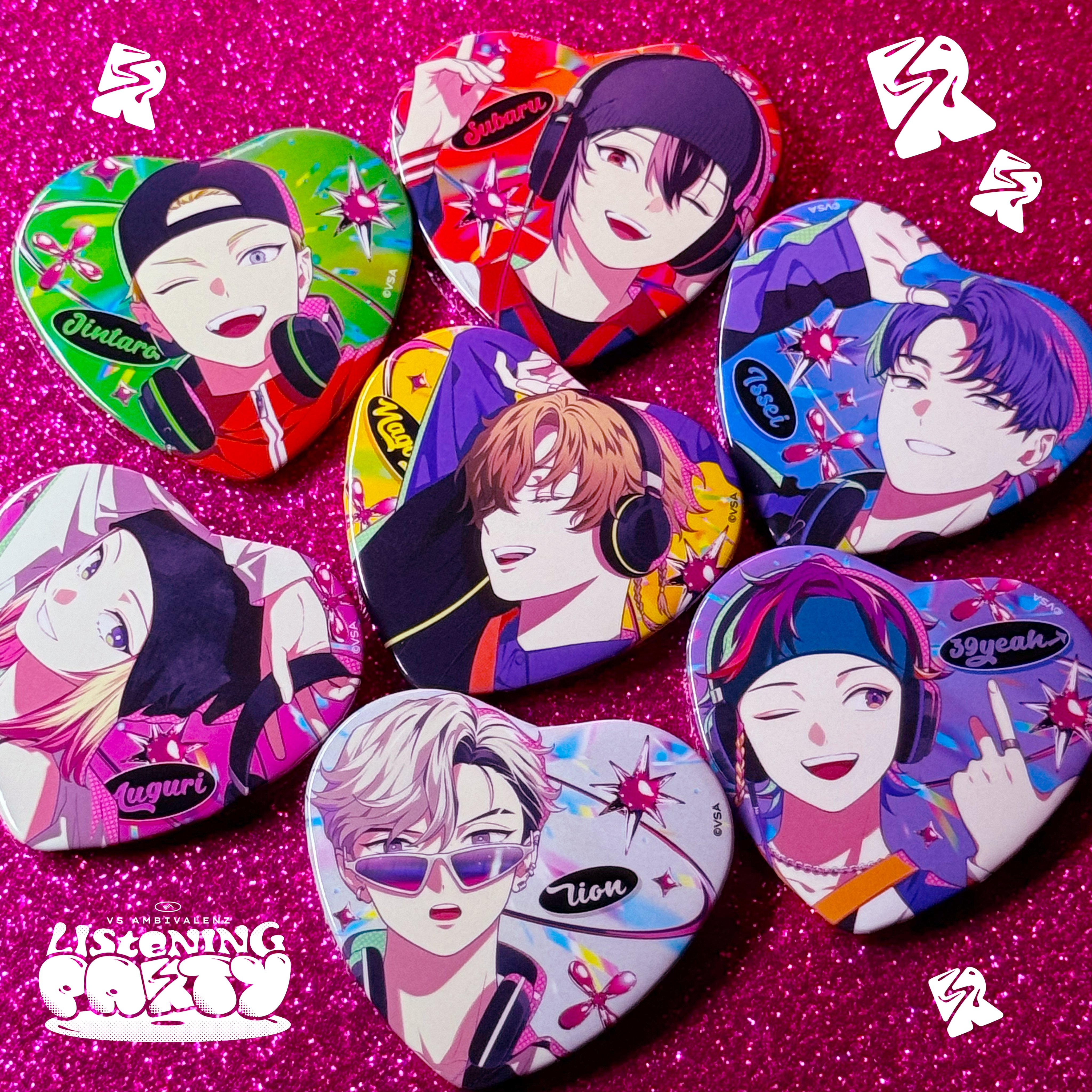 ビバレン レオン リスパ listening party 缶バッジ VS AMBIVALENZ LISTENING PARTY Vol.2 | VS AMBIVALENZ