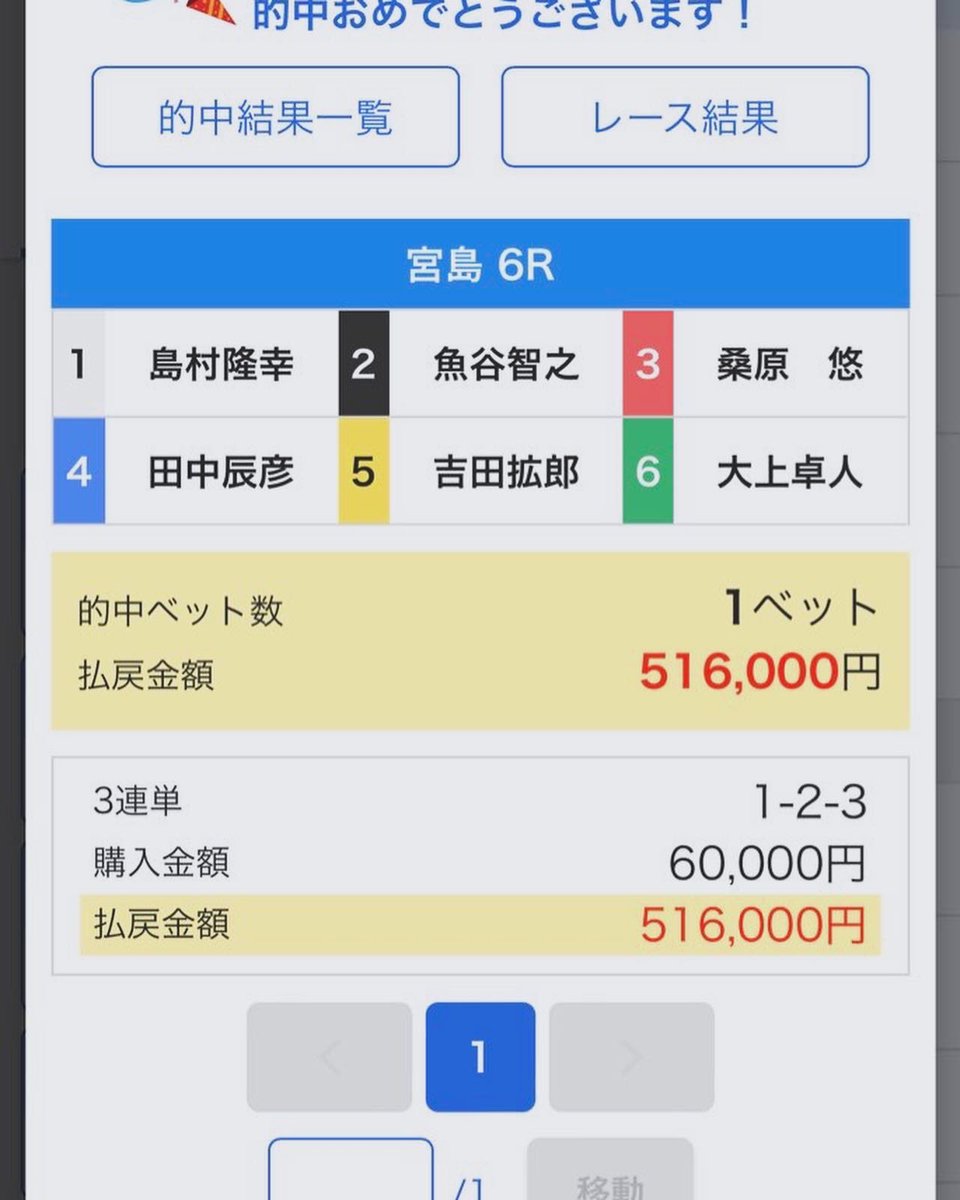 kataru4649's tweet photo. 本日の的中画像🔥

こちらのリツイートが
50超えれば

本日の狙える無料予想投稿します🔥 https://t.co/lGYy1s5apJ