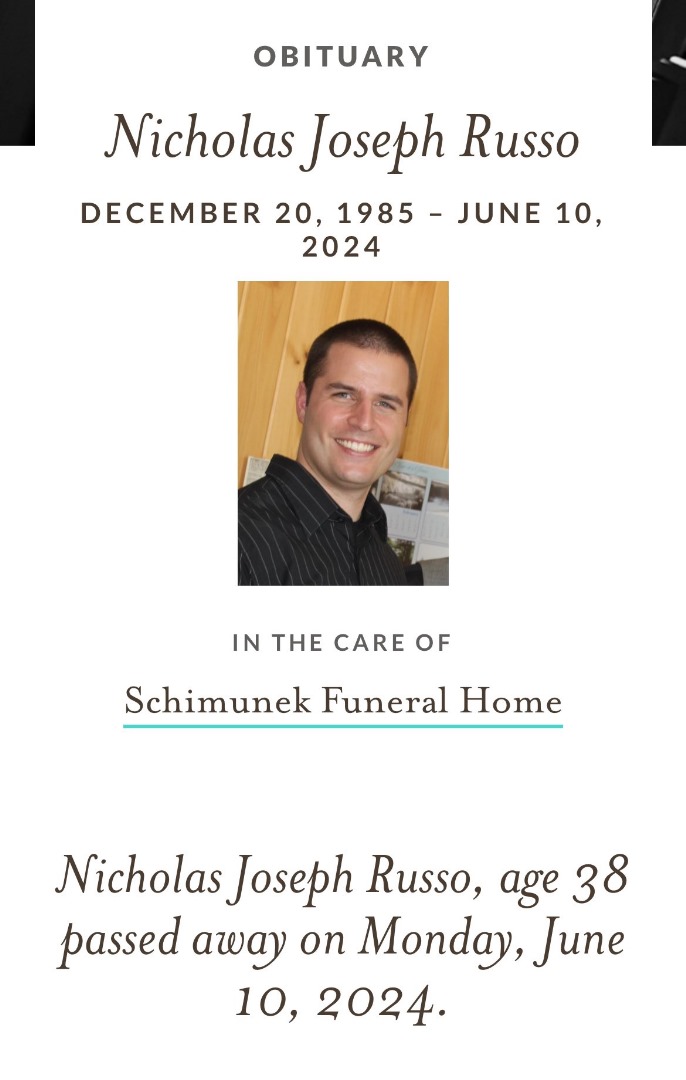 One of the few who never held back what they do know always ready to play his part.
Continue to rest in peace 🕊️🕊️🕊️ Powerful Nick.
#nickrusso #impactfullife #powerful