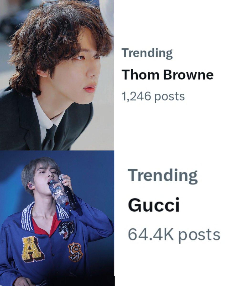 SaudiJin92's tweet photo. ุฎุจุฑ|24.6.14
ููุฏ ุฃุตุจุญ ูู ู
ู ุจุฑุงูุฏ Gucci ู Tbom Browne ุชุฑูุฏ ุจูุถู ุฌูู ๐๐ฅ
#BTSJIN #WelcomeBackHomeJin
#๋ฐฉํ์๋
๋จ์ง
M https://t.co/nvy9AosWLx