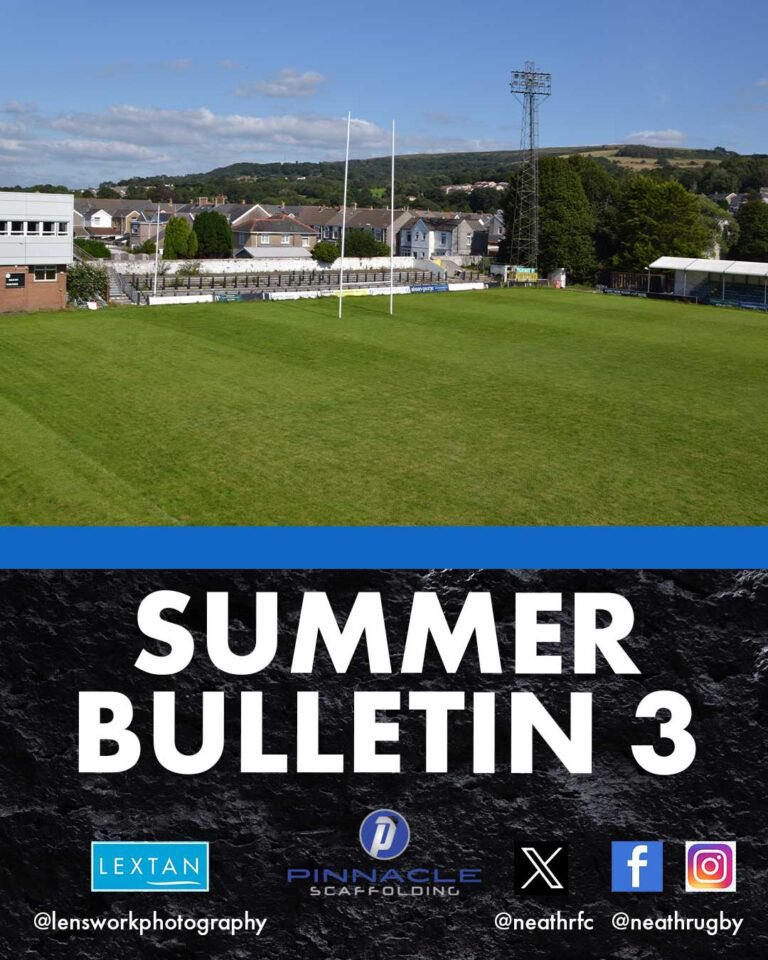 neathrfc's tweet photo. NEATH RFC - SUMMER BULLETIN NO. 3     

RUGBY RETURNS TO THE GNOLL THIS WEEKEND
Neath RFC is hosting the ‘Heart of Wales Sevens’ on Saturday, June 15 and Sunday, June 16.

Plus the latest news on our website:
https://t.co/ETDqo0bSHJ

 #WelshAllBlacks #NeathRFC #NeathRebellion https://t.co/FdUzYv4q5M