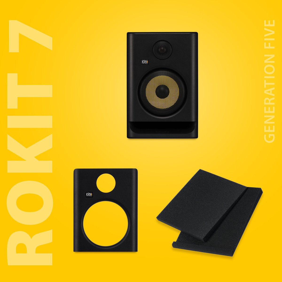 🎵✨ Unleash Your Sound with the KRK Rokit G5! Precision, Power, Perfection. 🎧🔊 #RokitG5 #StudioQuality #SoundRevolution #KRKMonitors