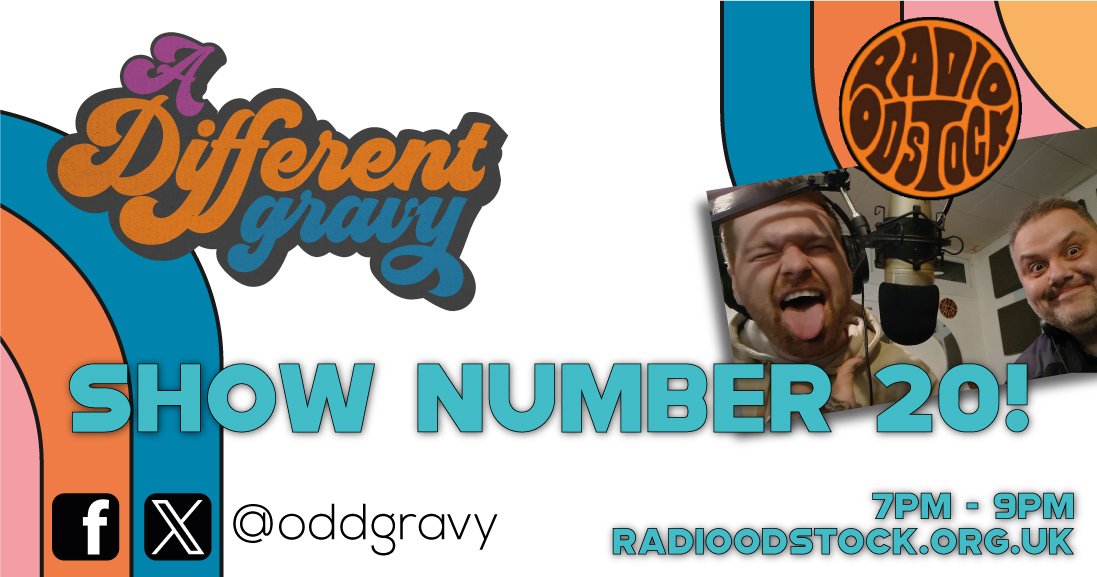 A Different Gravy SHOW 20!

Join Ian &amp; Jon tonight from 7 pm when the fun continues on <a href="/OdstockRadio/">Radio Odstock www.radioodstock.org.uk</a> 

Radioodstock.org.uk