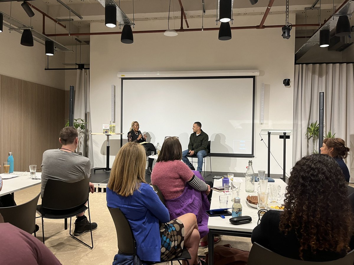 Am at <a href="/sounddelivery/">Sounddelivery Media</a> meet-up!
#SDMFOL. So many inspirational speakers <a href="/UnchainedP/">Unchained Poetry</a> <a href="/AshleyJBaptiste/">Ashley John-Baptiste</a> <a href="/thevoiceofdws/">The Voice of Domestic Workers</a>. Brilliantly organised by <a href="/JudeHabib/">Jude Habib 🎗</a> @helena_hastings, Amal and the rest of the #SDM team (see if you can spot me in the group shot 🤣)